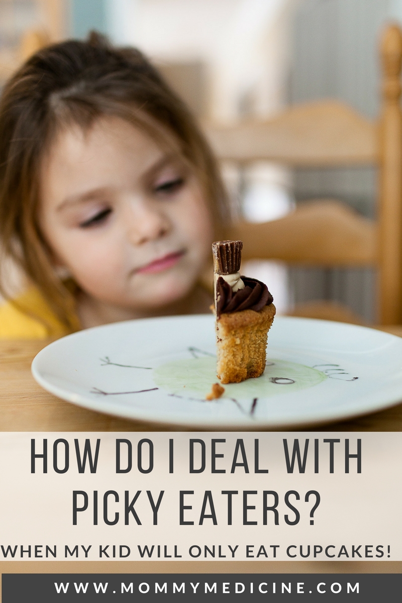 How do I deal with picky eaters? What to do when you kid won't eat anything nutritious?